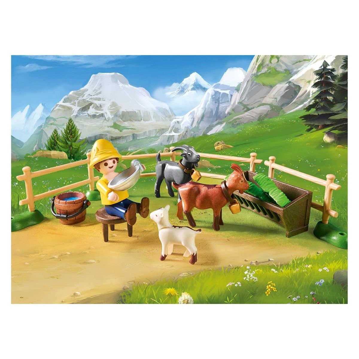 Playmobil® Spielwelt PLAYMOBIL® 70255 - Heidi - Peters Ziegenstall