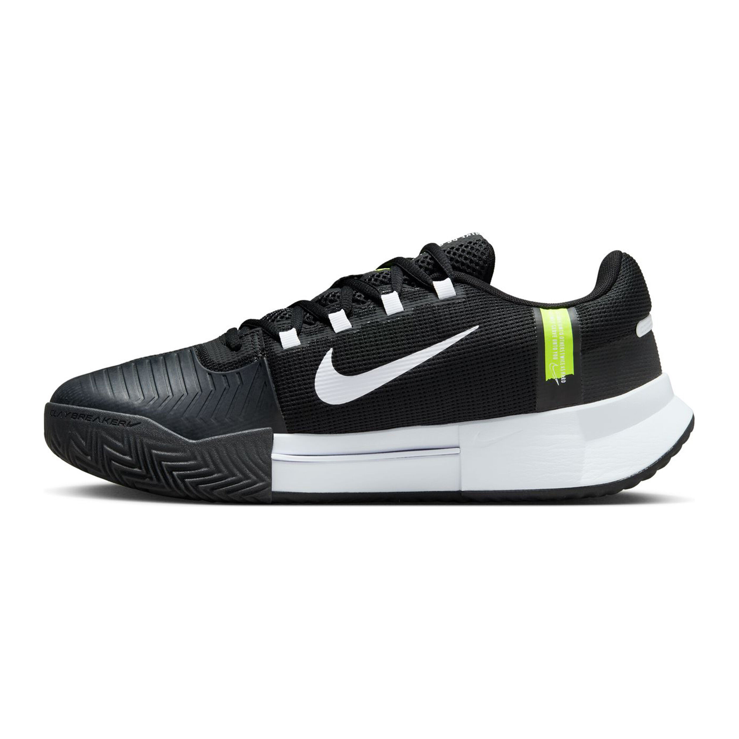Zoom GP Challenge 1 Sandplatzschuh Herren - Schwarz, Weiß