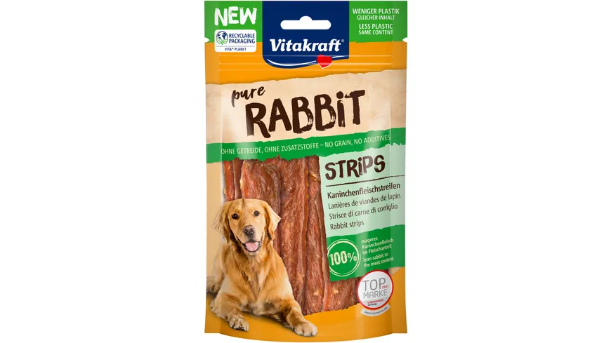 Vitakraft Hundesnack RABBIT Kaninchenfleischstreifen 80 g