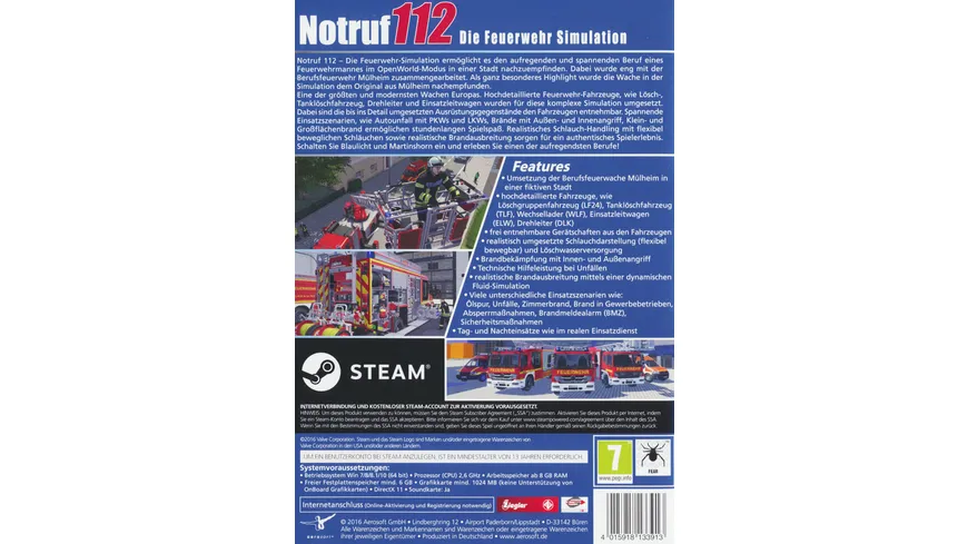 Notruf 112 - Die Feuerwehr Simulation