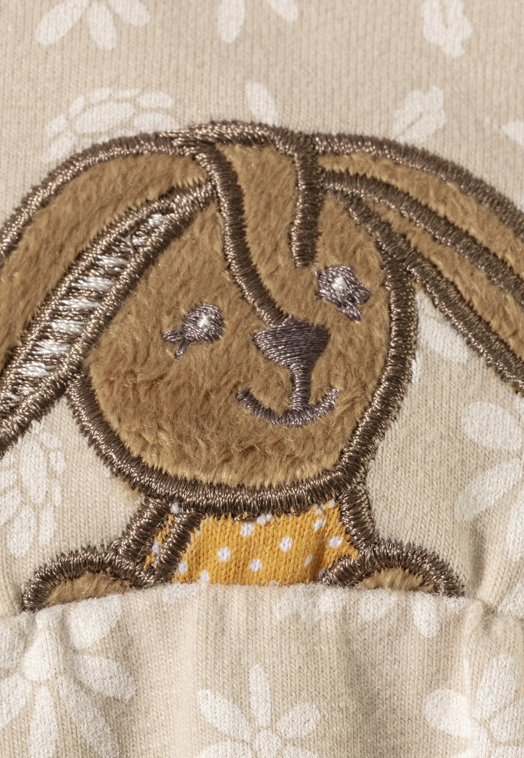 Babykleid Hase Happy mit angeschnittenen Ärmeln