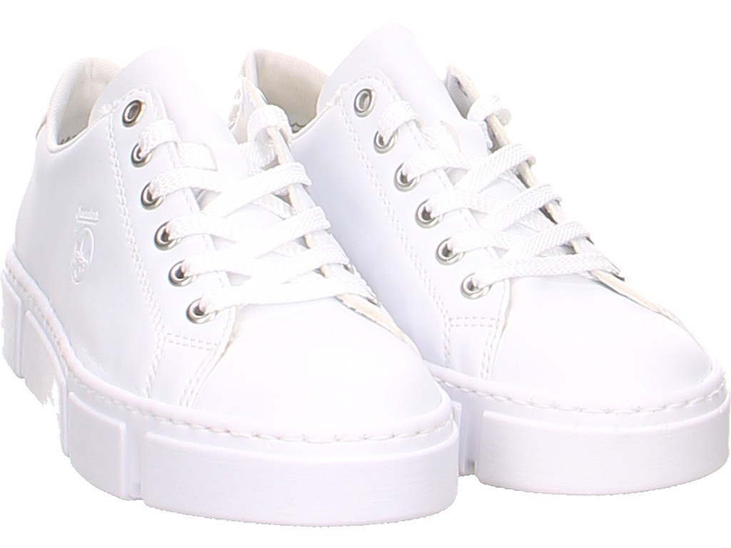 RIEKER Freizeit Schnürer weiss FSK Damen Halbschuhe