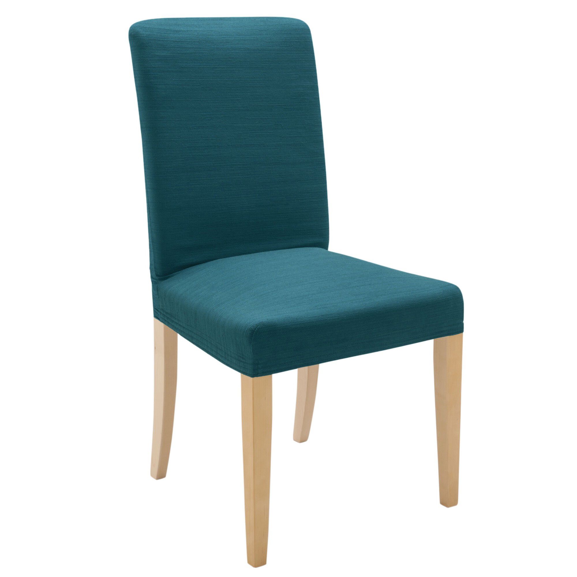 Housse chaise unie extensible