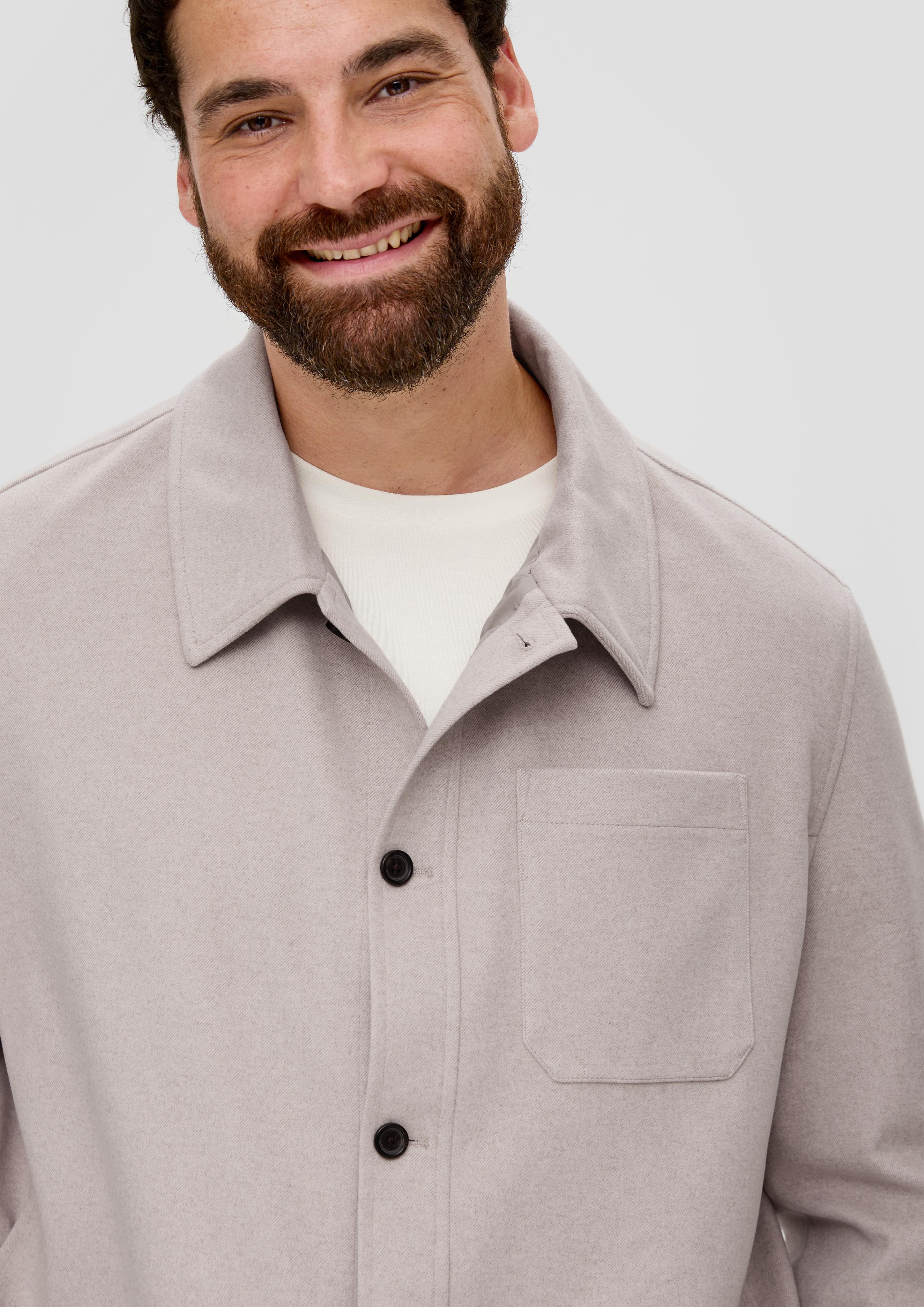 Overshirt aus Viskosemix  2139382-84W1
