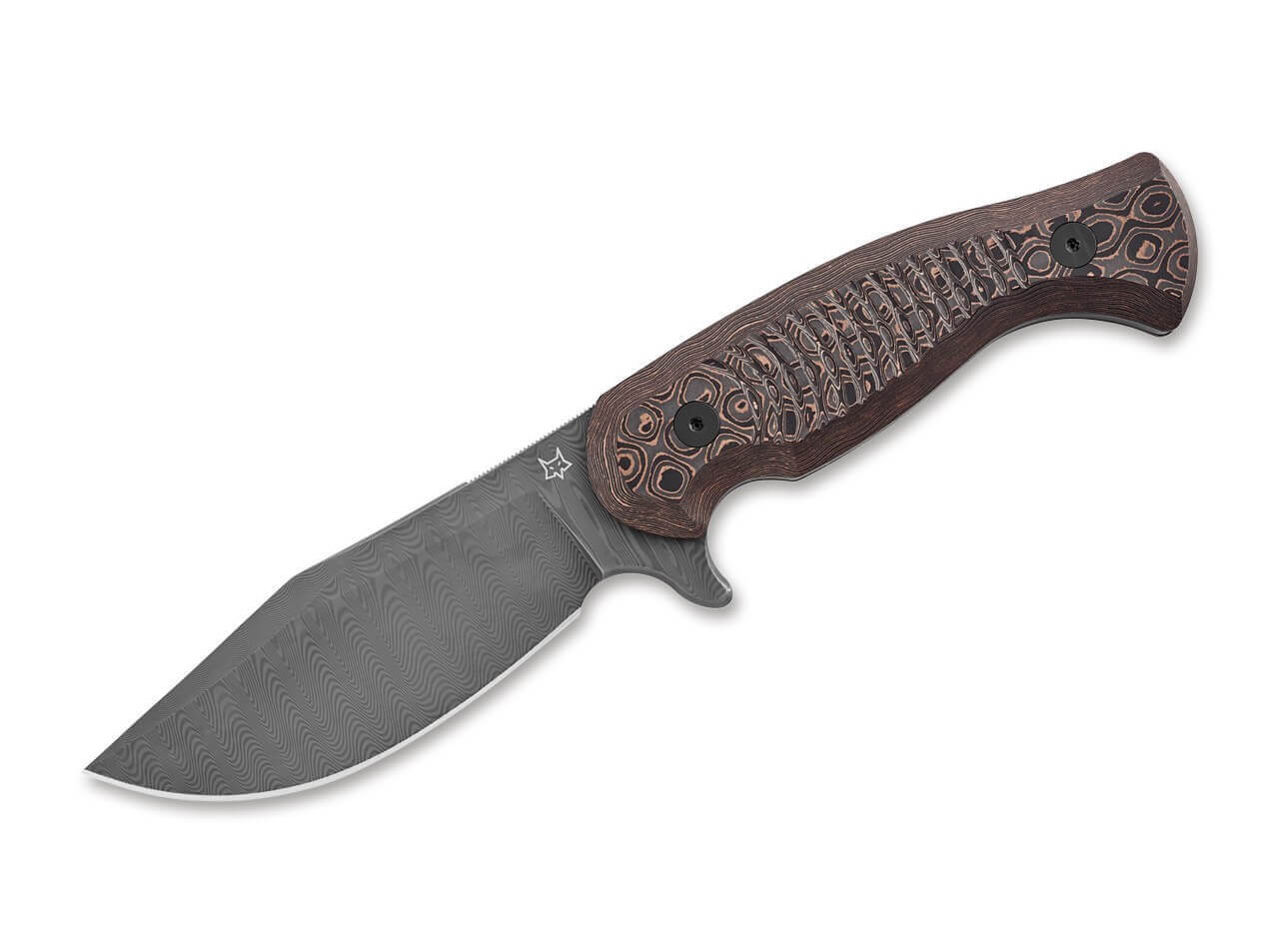 East Wood Tiger Fat Carbon Uni Copper Damascus