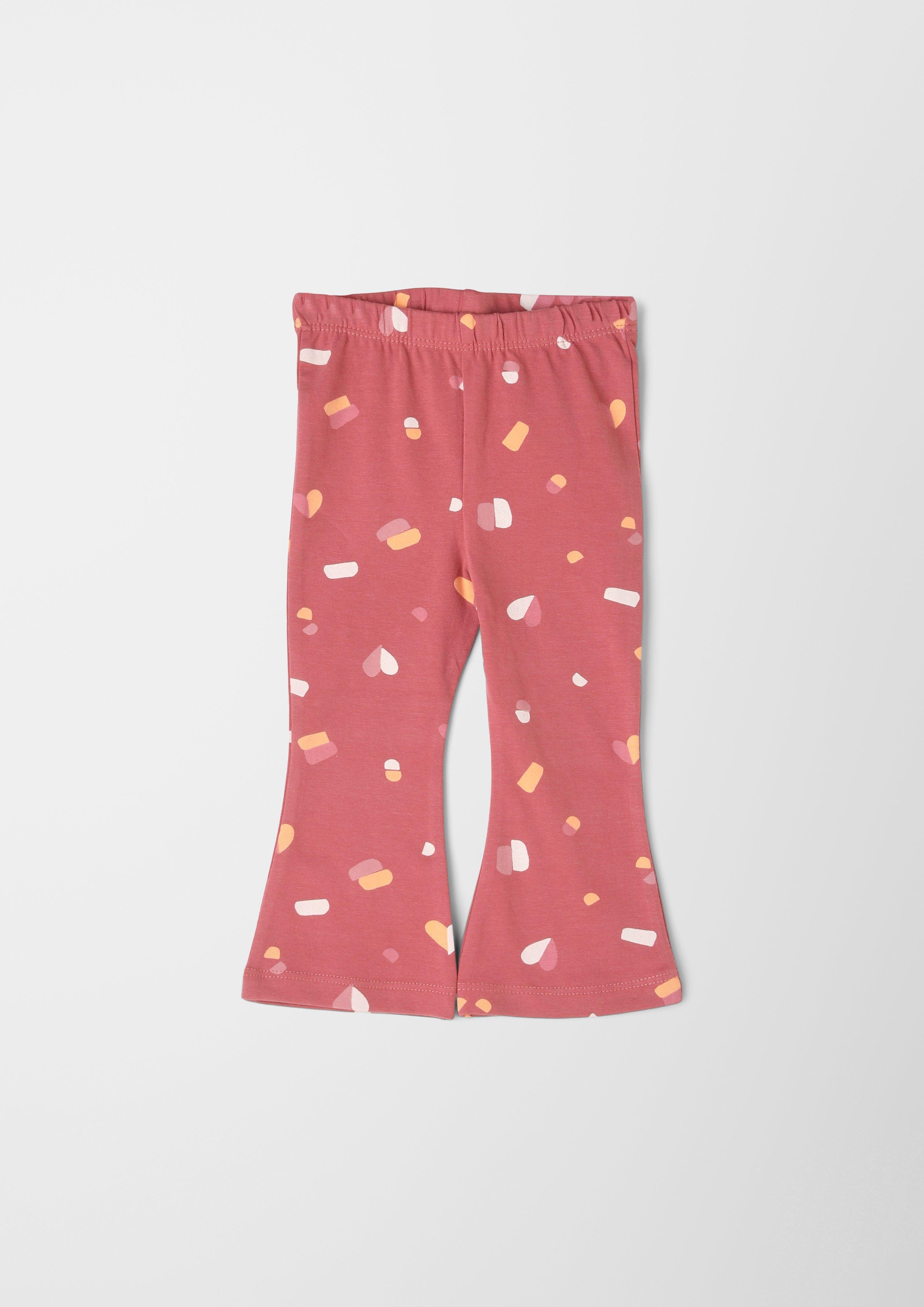 Musterleggings mit Flared leg  2119924-38A4