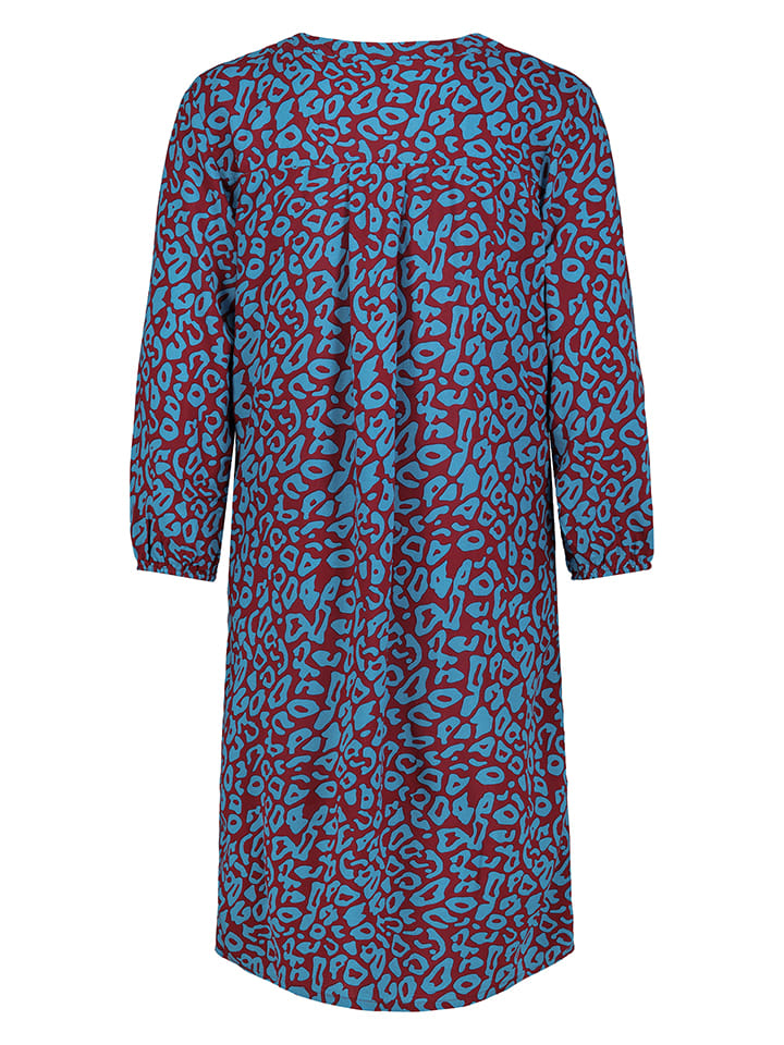 Sublevel Kleid in Rot/ Hellblau günstig kaufen