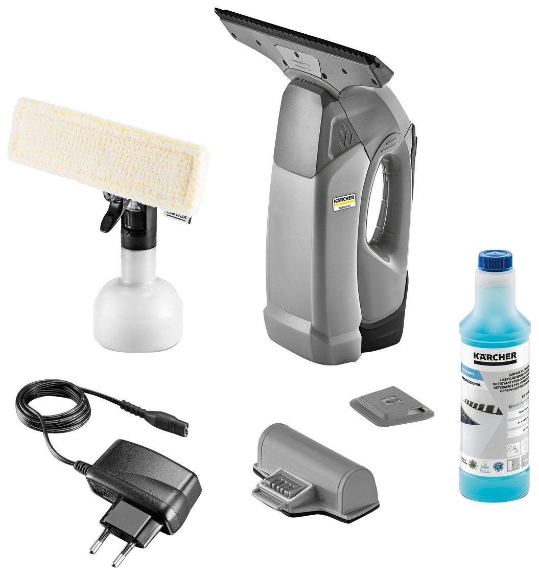 Kärcher Professional Akku-Fenstersauger WVP 10, ergonomisch und komfortabel