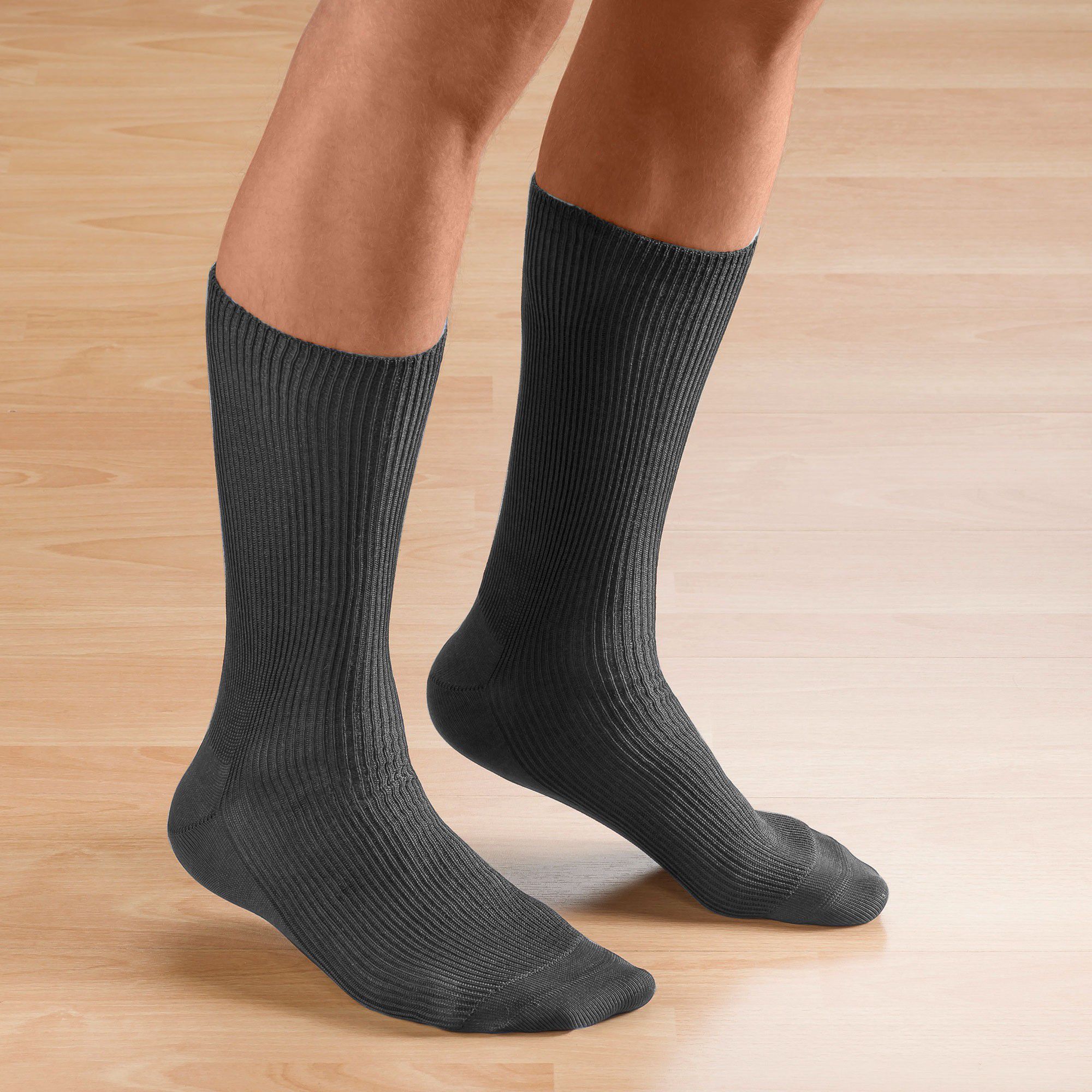 Mi-chaussettes spécial jambes sensibles