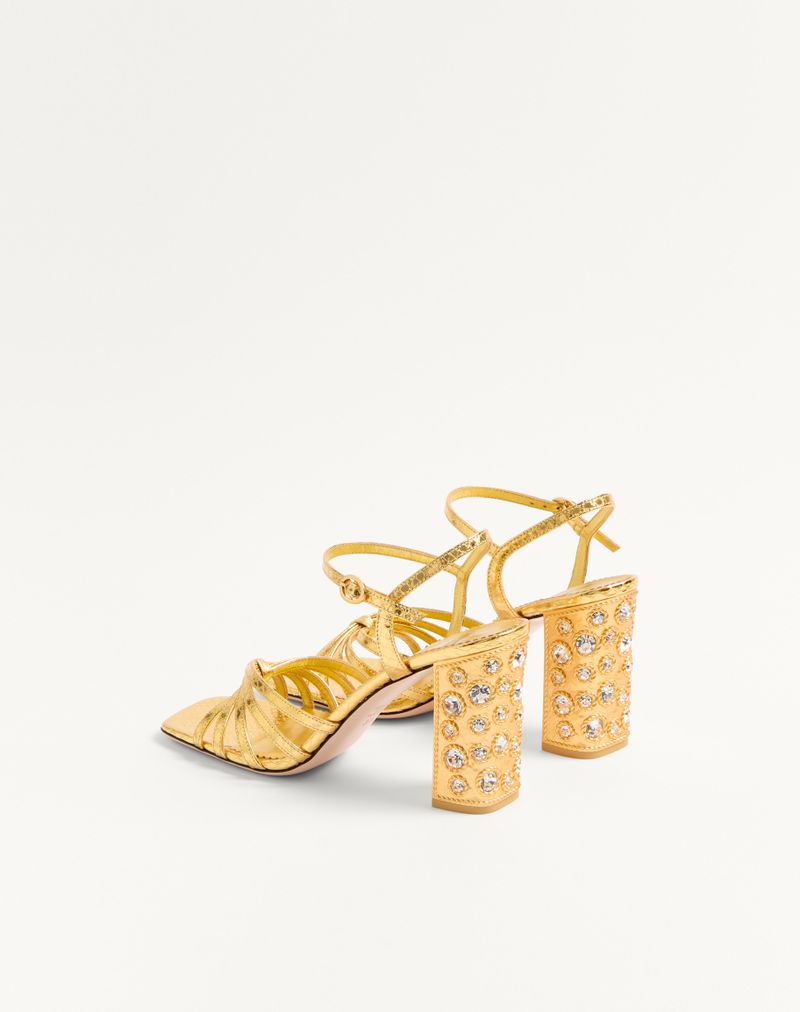 Preshoes 90mm Laminerede Ayers Sandaler med Krystaller
