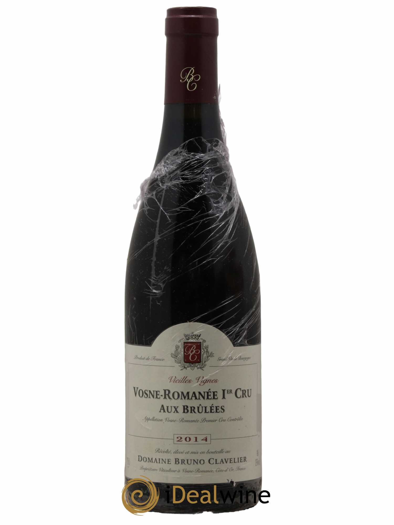 Vosne-Romanée 1er Cru Aux Brulées Vieilles Vignes Bruno Clavelier  2014 - Lot de 1 Bouteille