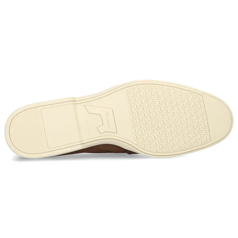 Santoni - Loafer 18829 Veloursleder - braun