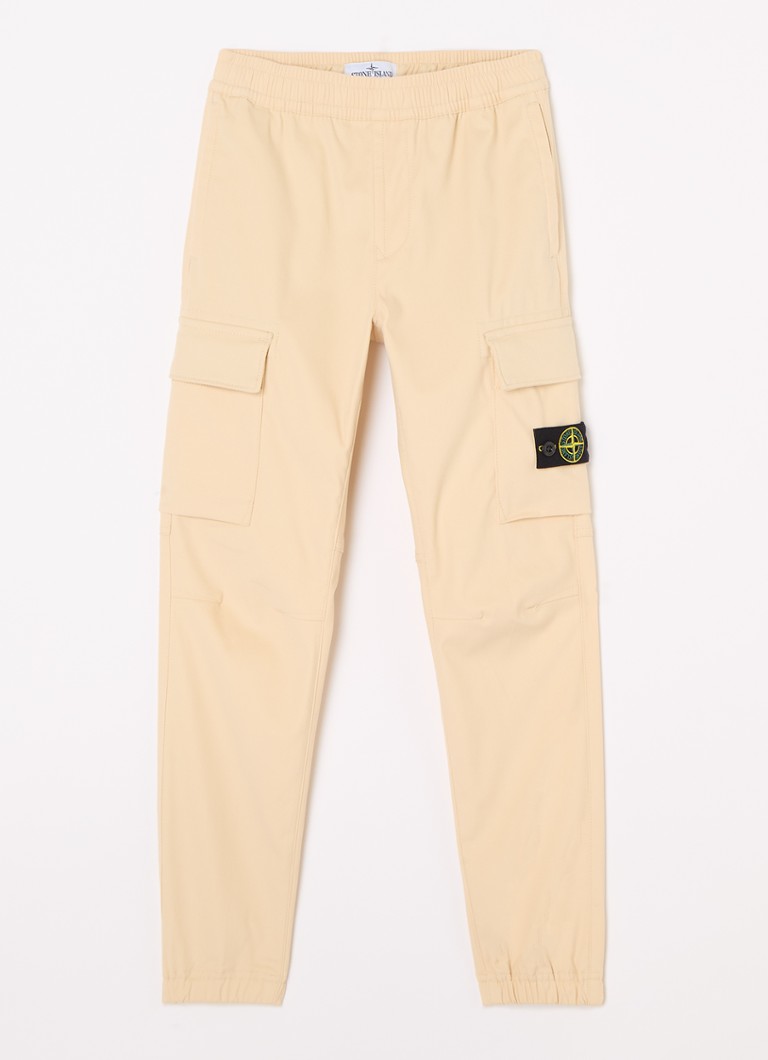 Pantaloni cargo conici Stone Island 30714 cu logo