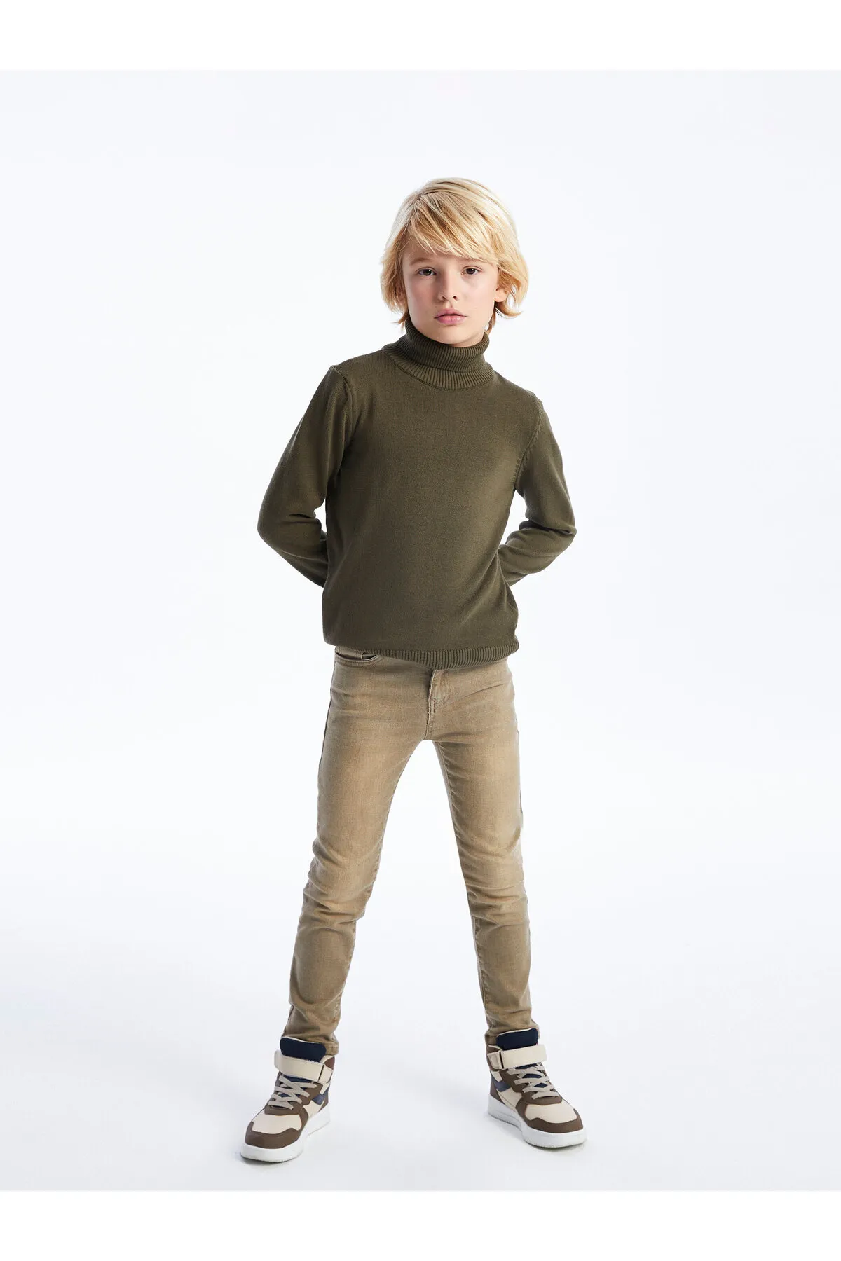 LC Waikiki  Pullover - Khaki - Regular Fit