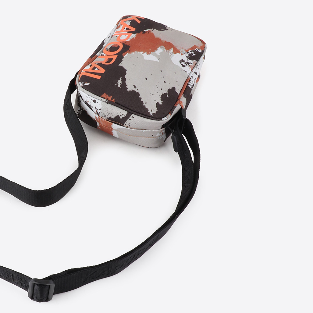 LIVE   Sacoche camouflage orange Homme