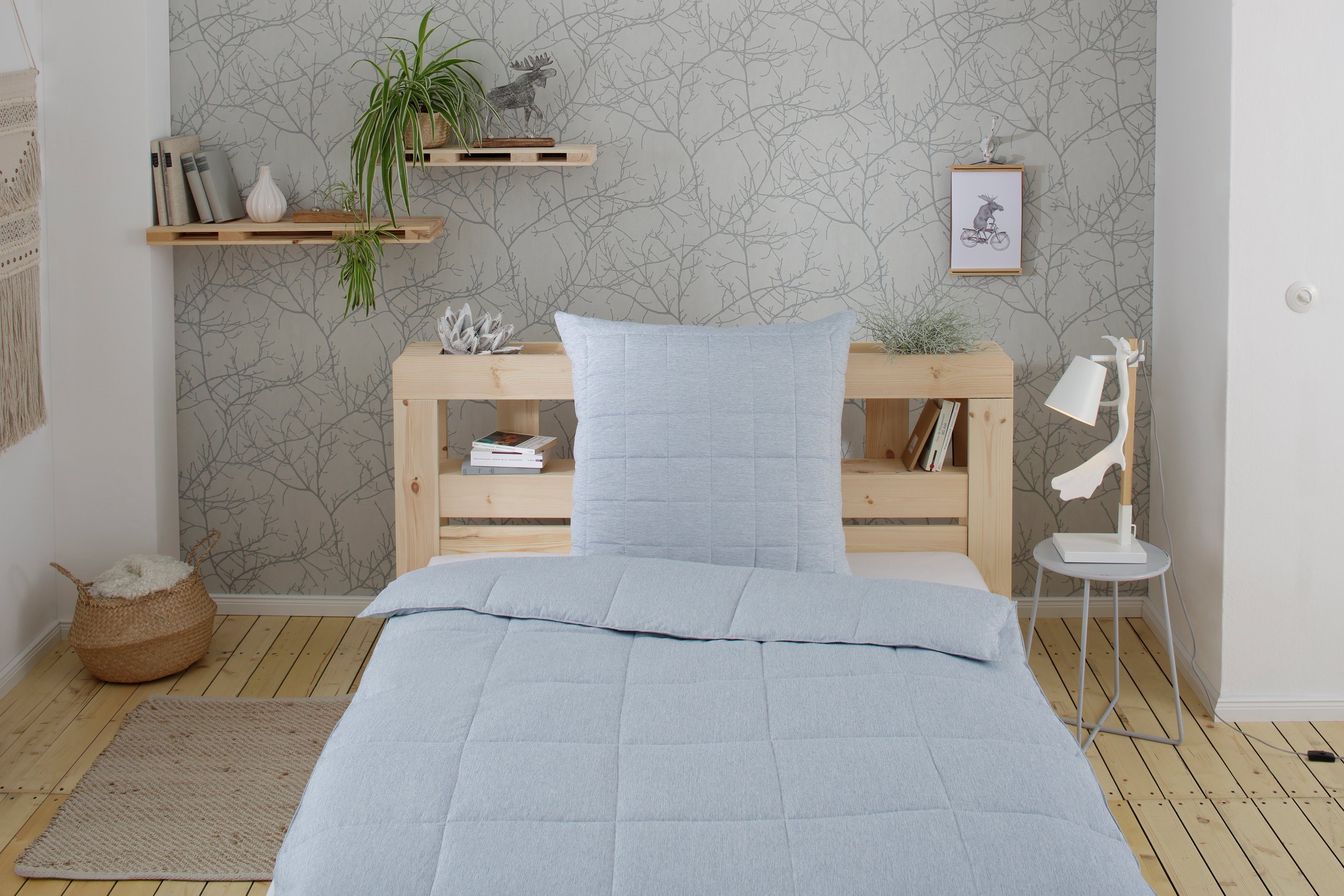 Kunstfaserbettdecke, Nörrström Bettdecke, 135x200 oder 155x220 cm, für Sommer oder Winter, Älgdröm, Füllung: Polyester, Bezug: Polyester