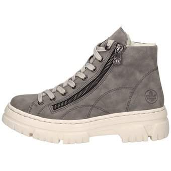 Rieker Schnür Boots in grau