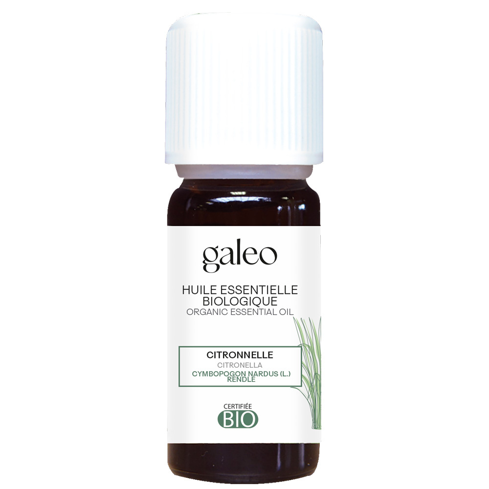 galeo HUILE ESSENTIELLE BIOLOGIQUE 10 ML CITRONNELLE Huile essentielle biologique