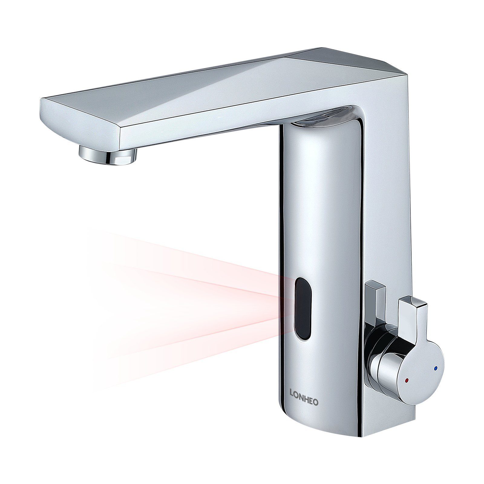Lonheo Waschtischarmatur Infrarot Sensor Wasserhahn Bad Automatisch Waschbecken Armatur
