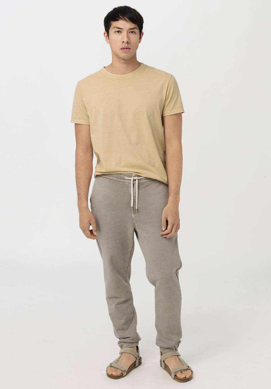 Joggpants mineralgefärbt aus reiner Bio-Baumwolle