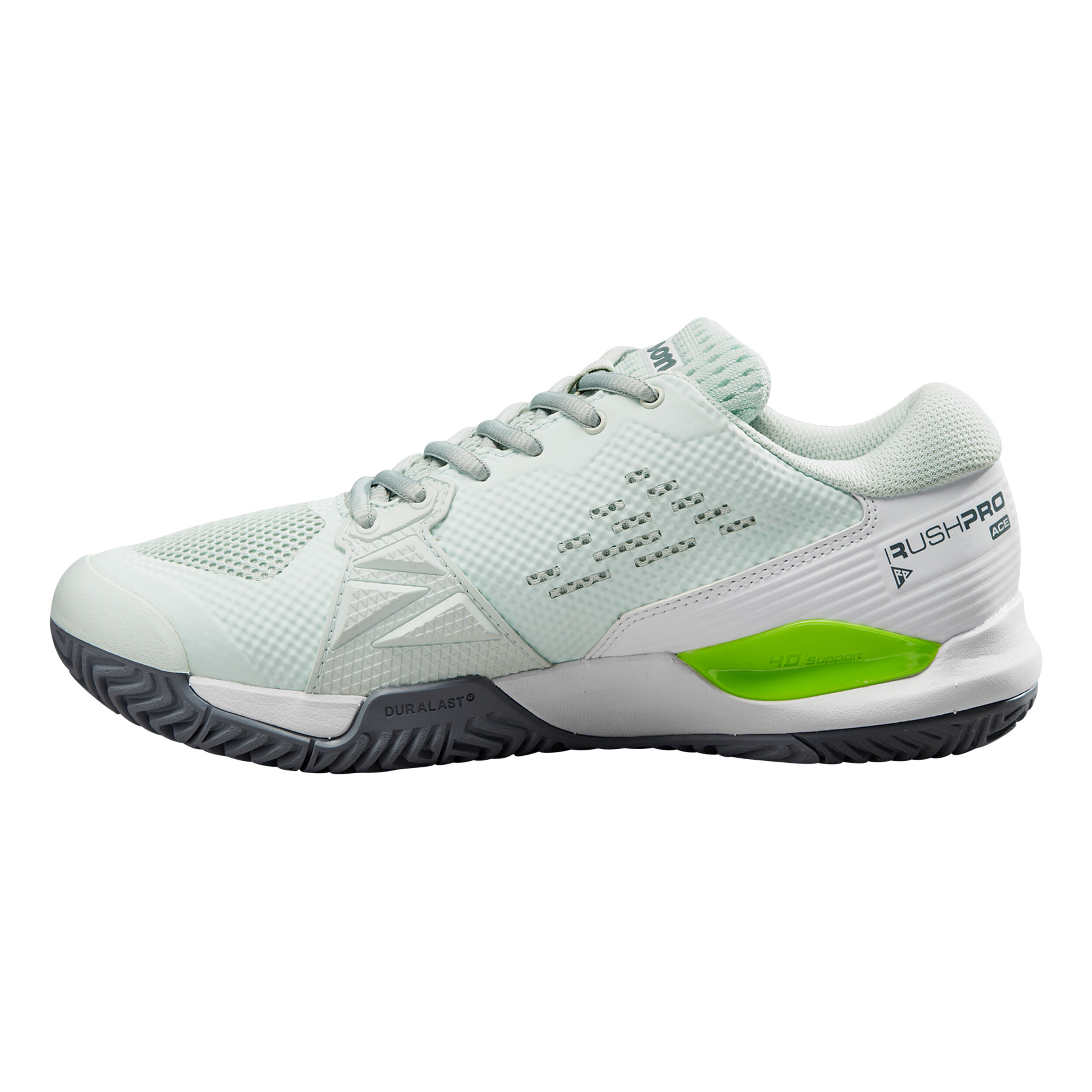 Rush Pro ACE AC Allcourtschuh Damen - Mint, Weiß