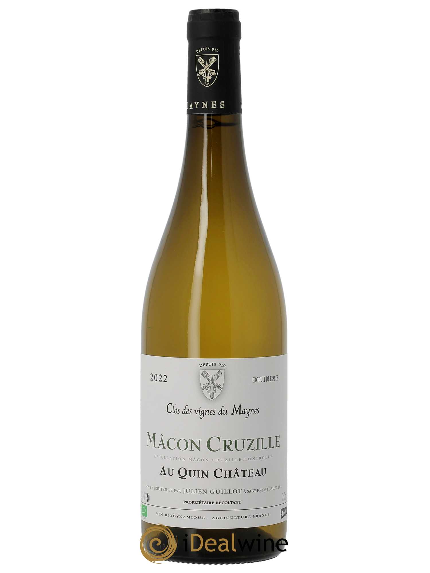 Mâcon-Cruzille Au Quin Château Les Vignes du Maynes  2022 - Lot de 1 Bouteille