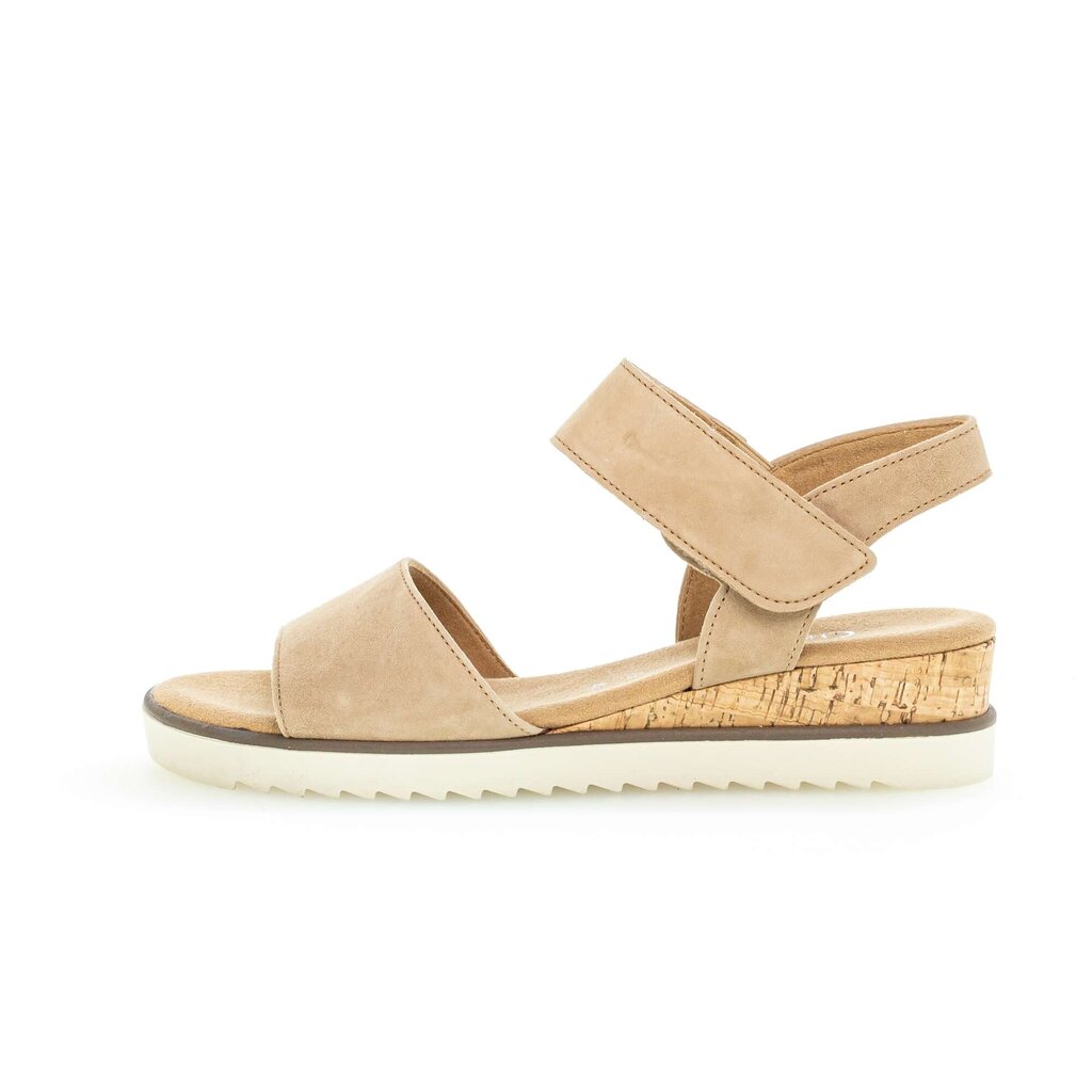 Gabor comfort Keilsandalette beige