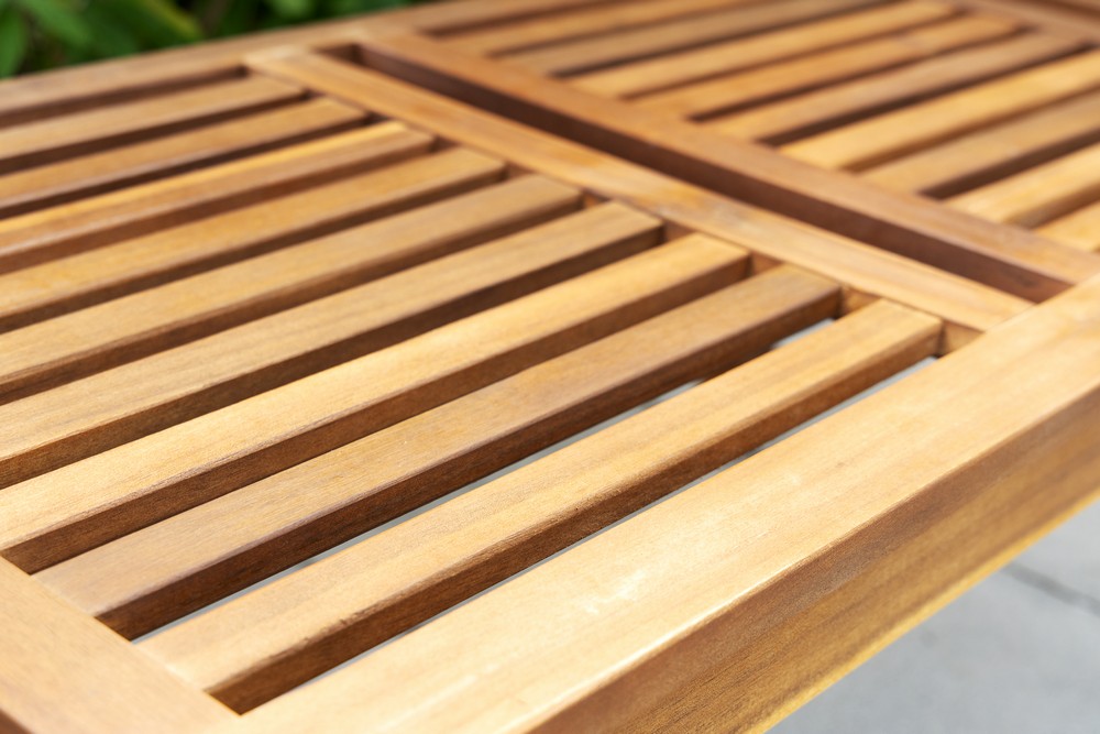 HC Garten & Freizeit 3-Sitzer Gartenbank Akazienholz 153 x 90 x 57 cm