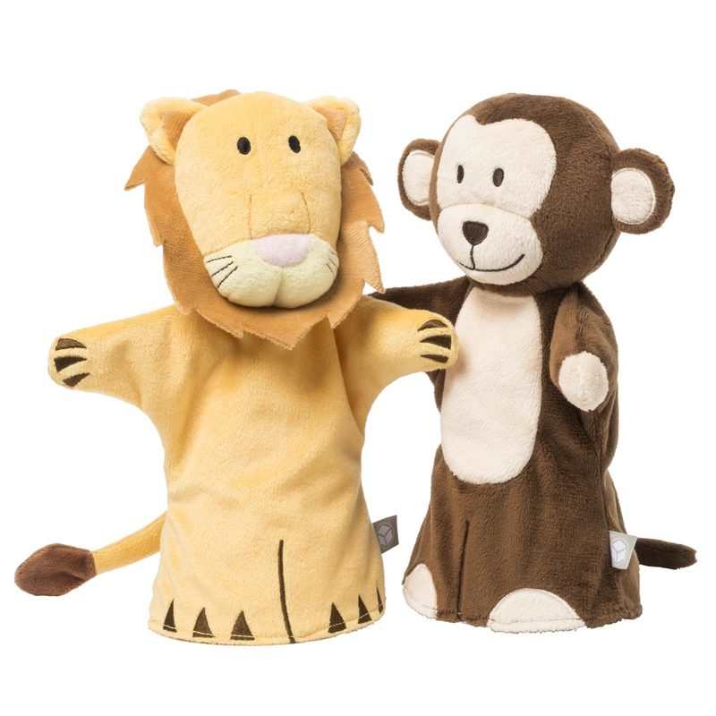 Marionnettes animaux de la jungle Oxybul