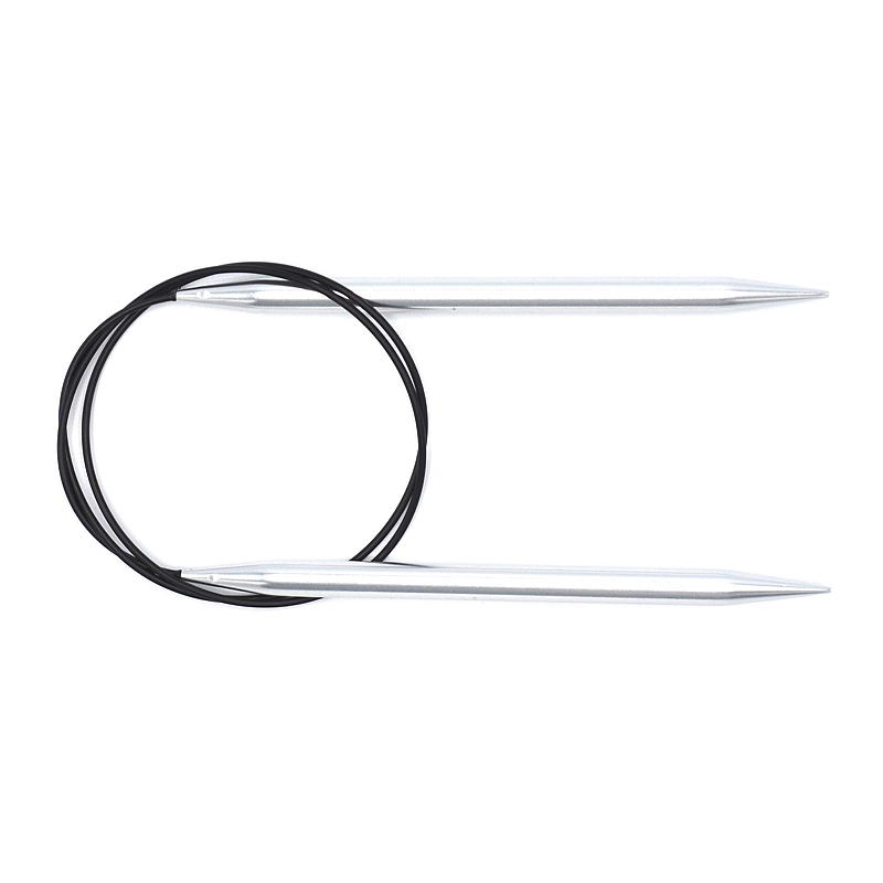 Rundpinne 80 cm 8,0 mm aluminium silver