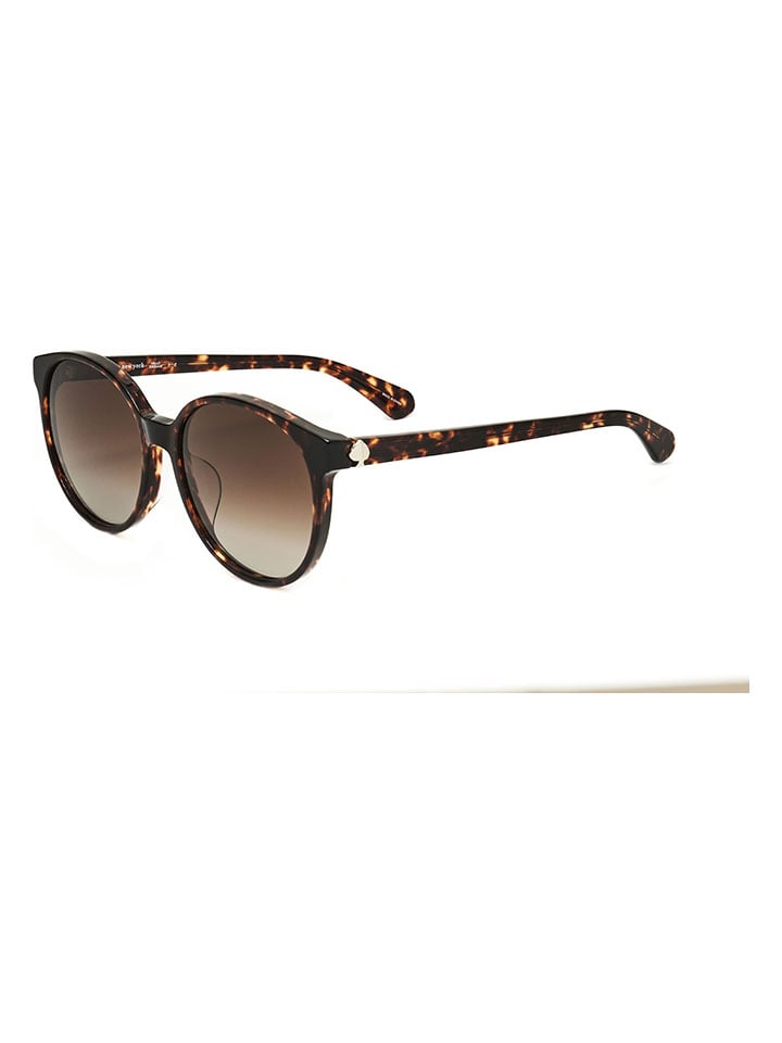 Kate Spade Damen-Sonnenbrille in Braun/ Hellbraun günstig kaufen 55