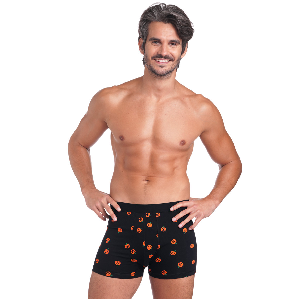 Herren Retroshorts im Halloween-Design
