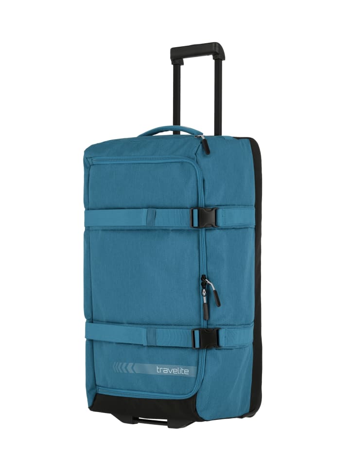 travelite Reisetasche Kick Off Rollenreisetasche L in Petrol günstig kaufen onesize