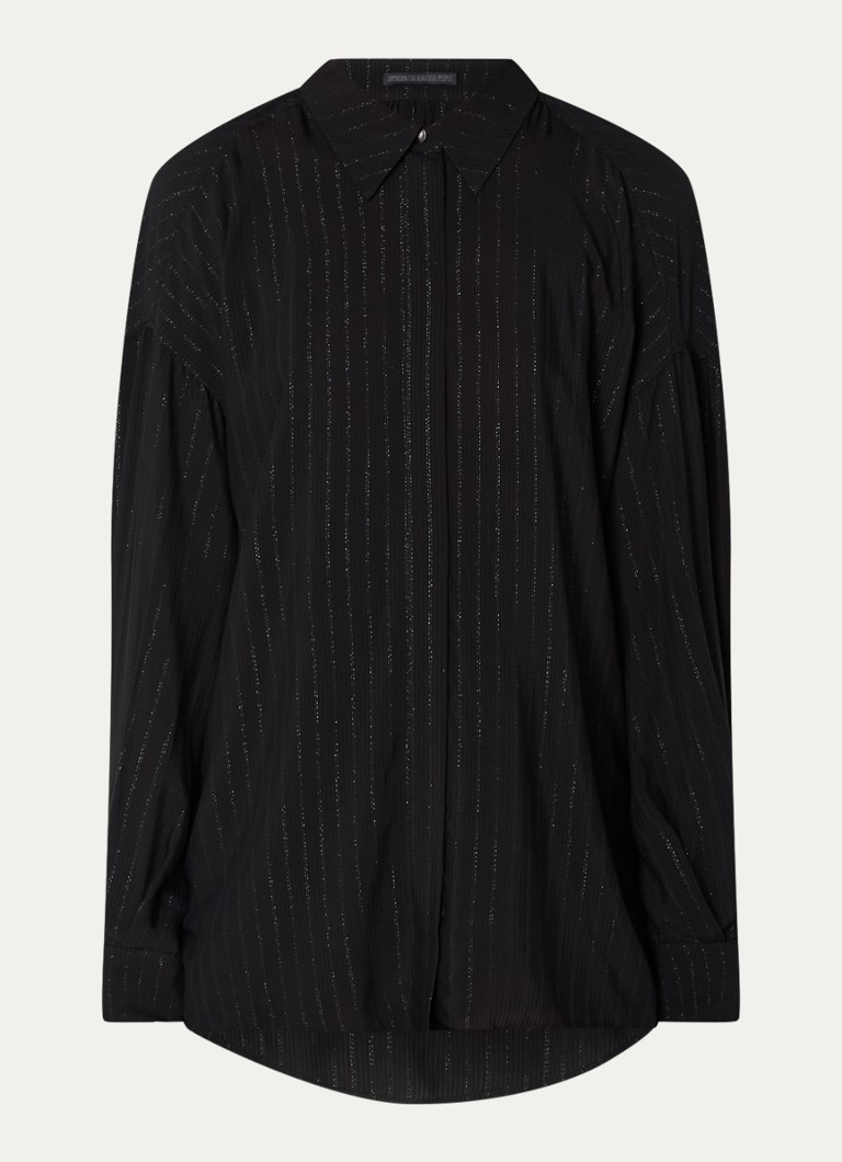 DRYKORN Effie oversized halenka s lurexem