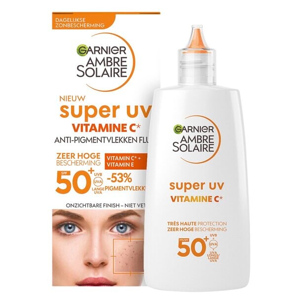 Garnier Ambre Solaire Super UV C-vitamiini SPF50 Anti-Pigmentation Fluid 40ml