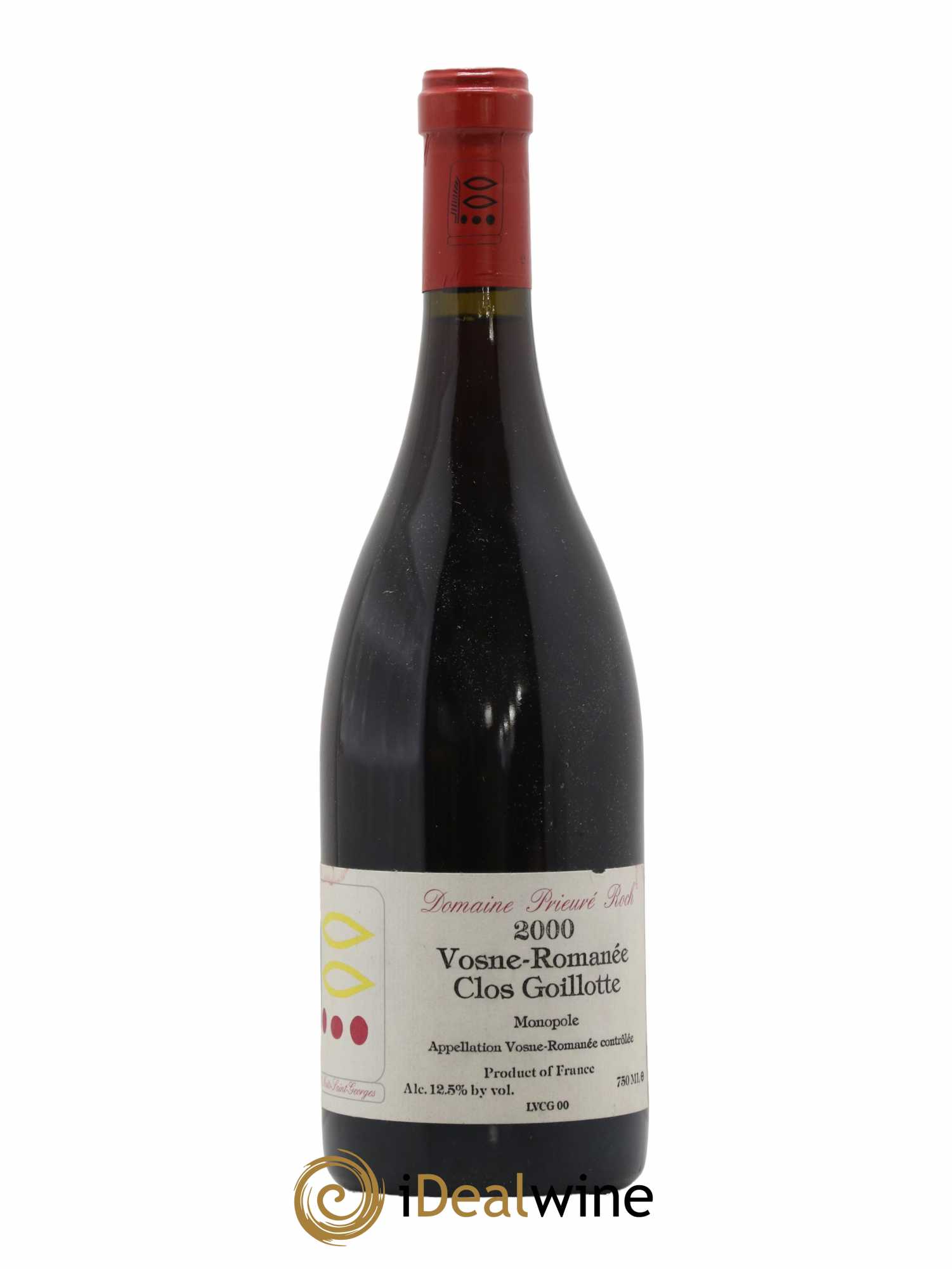 Vosne-Romanée Le Clos Goillotte Prieuré Roch  2000 - Lot de 1 Bouteille