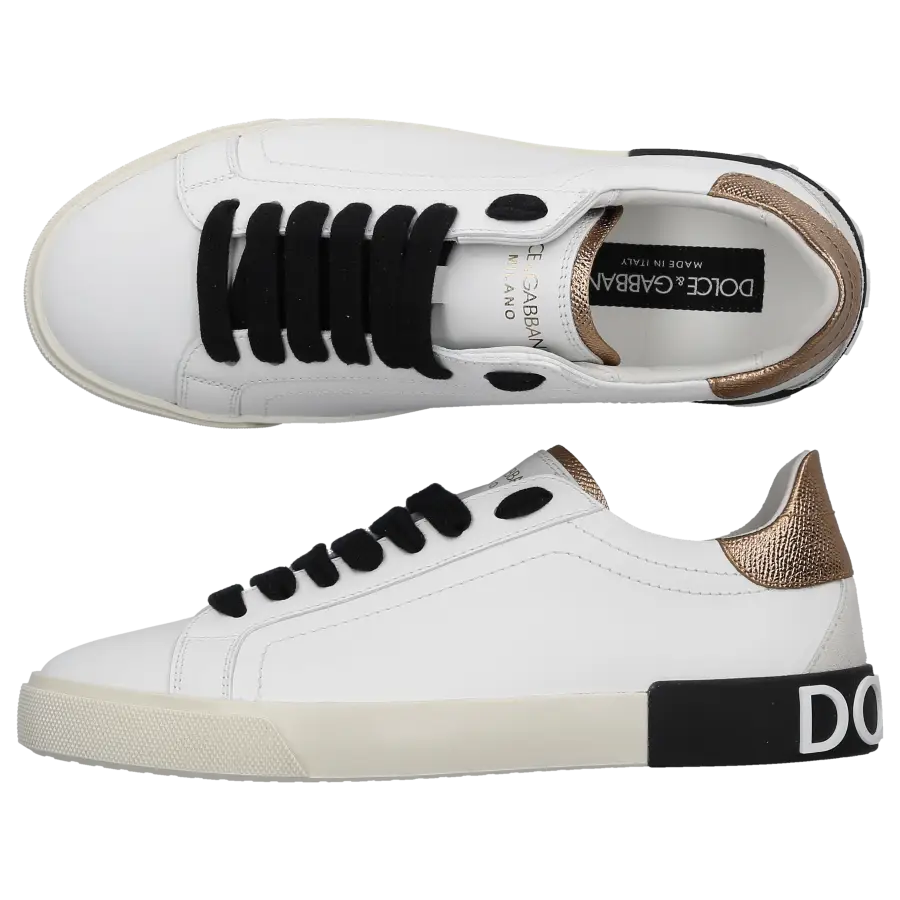 Dolce & Gabbana - Damenschuhe PORTOFINO Nappaleder - weiß