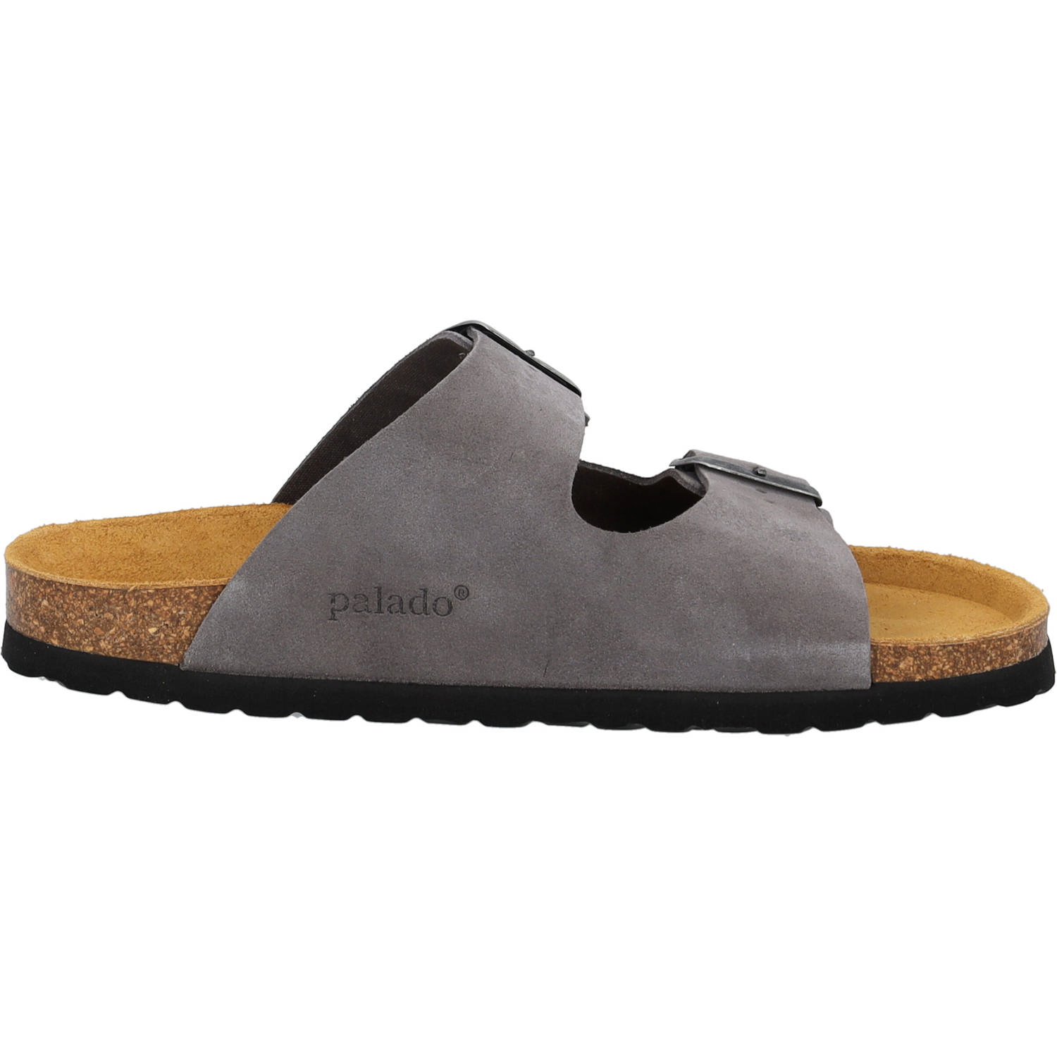 Palado Korfu Premium Leather Herren, Pantoletten, Herren, Grau