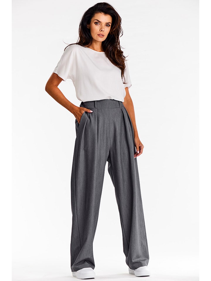 Awama Marlenehose in Grau günstig kaufen