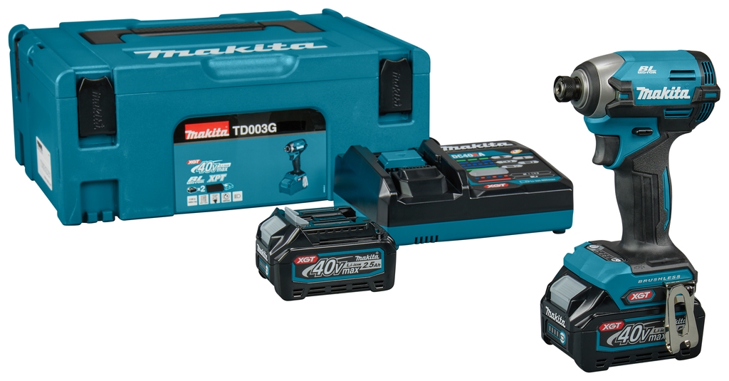 Makita TD003GD201 Rázový skrutkovač 40V Max 2,5Ah Li-Ion