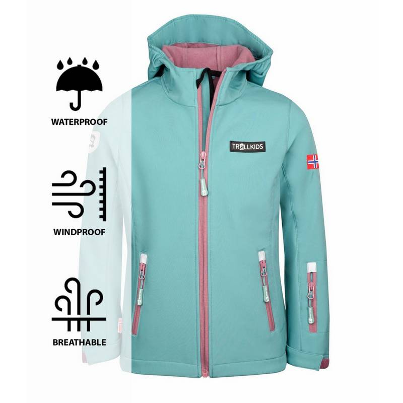 Trollkids Oslofjord Softshelljacke Mädchen