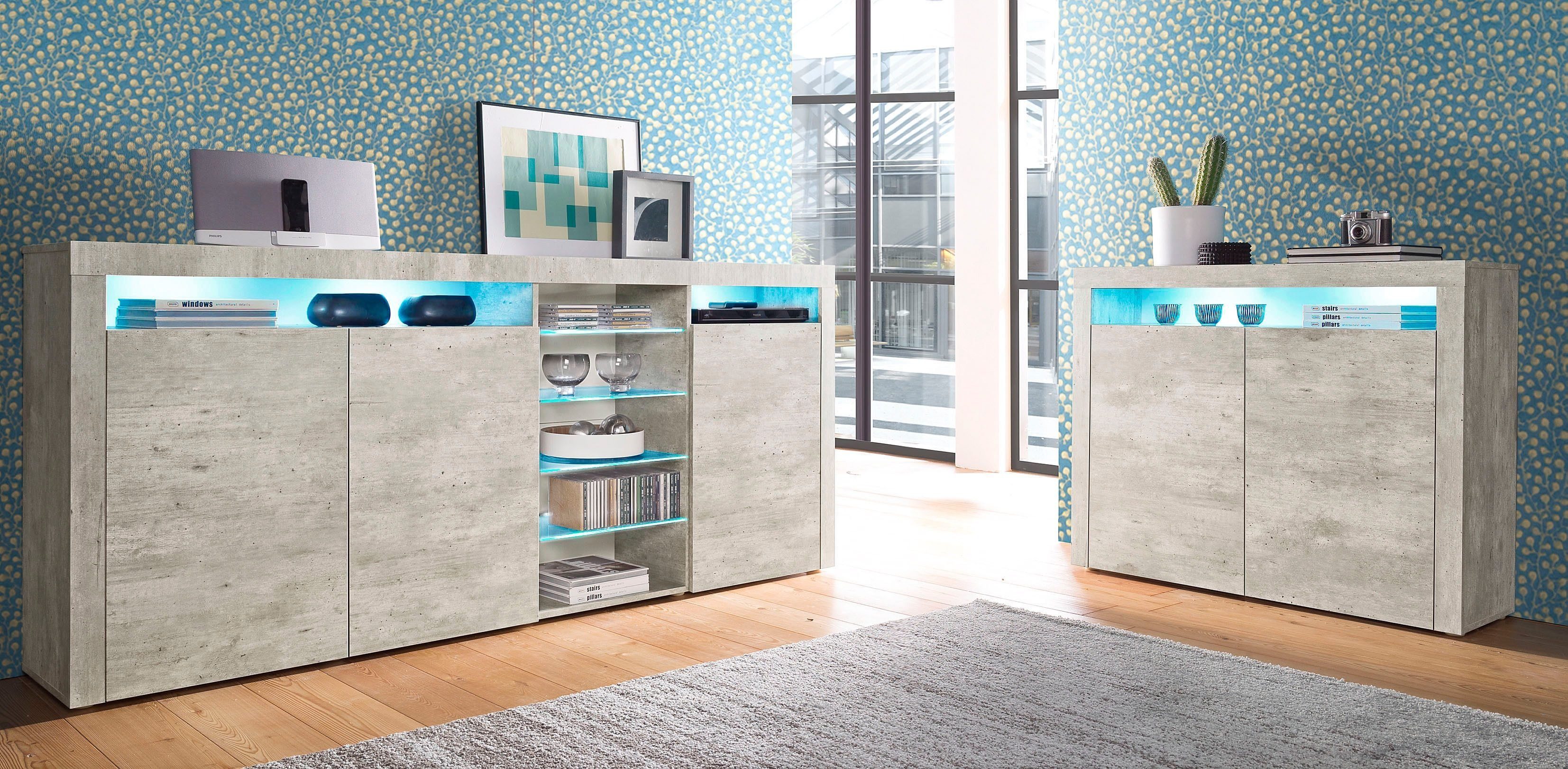 borchardt Möbel Highboard Santa Fe, Breite 200 cm