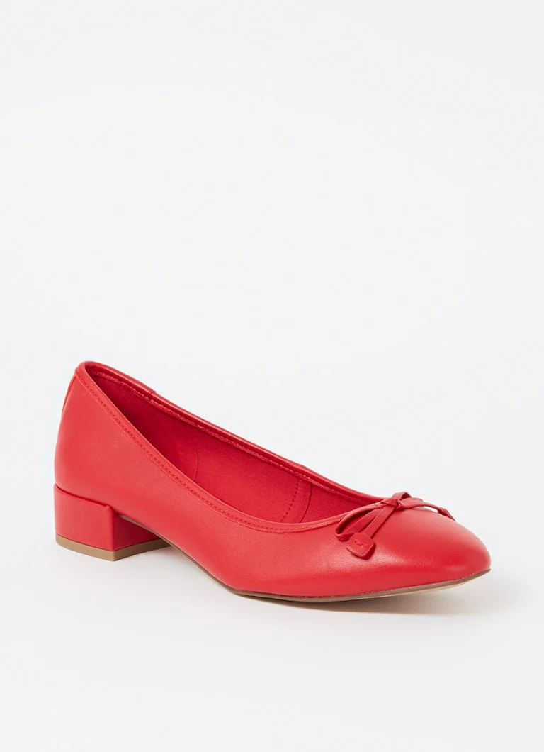 Dune London Hollies nahkaiset ballerinat