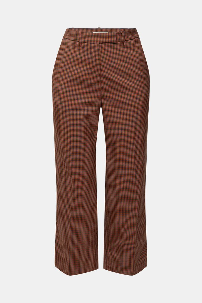 Cropped-Hose mit Karo