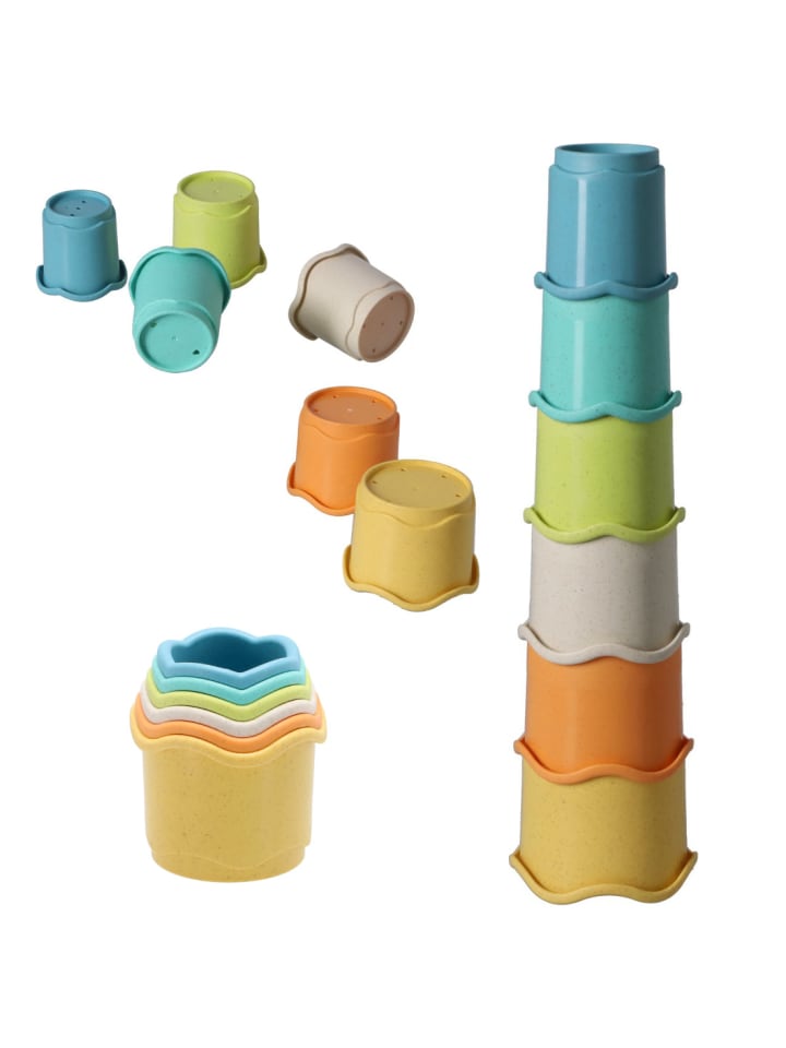 Otto Simon Stapelturm Stapelbecher Biokunststoff 6 Teile 18 Monate günstig kaufen onesize