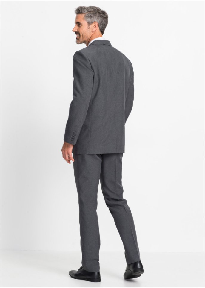 Anzug aus recyceltem Polyester (2-tlg. Set): Sakko und Hose