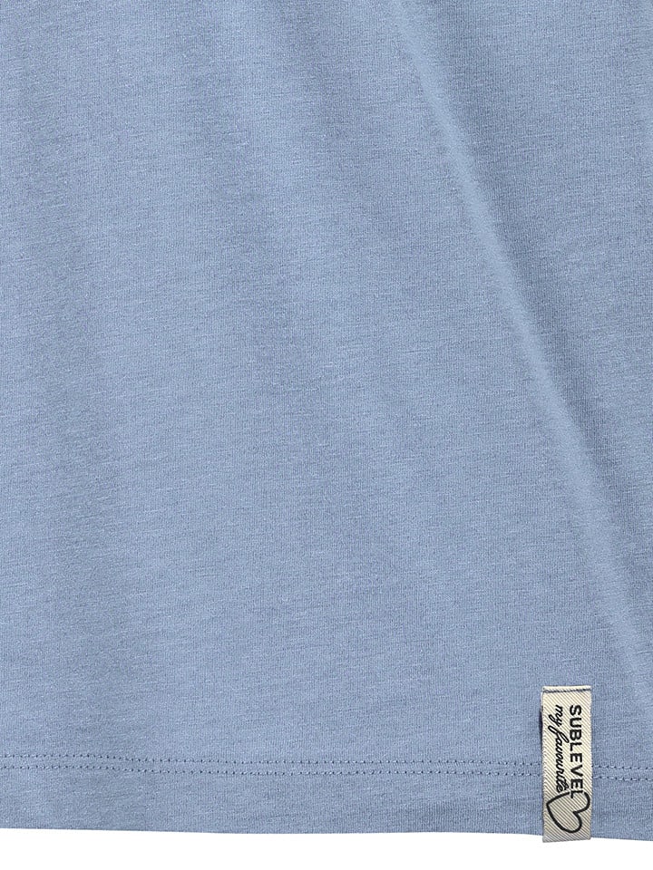 Sublevel 2er-Set: Shirts in Weiß/ Hellblau günstig kaufen