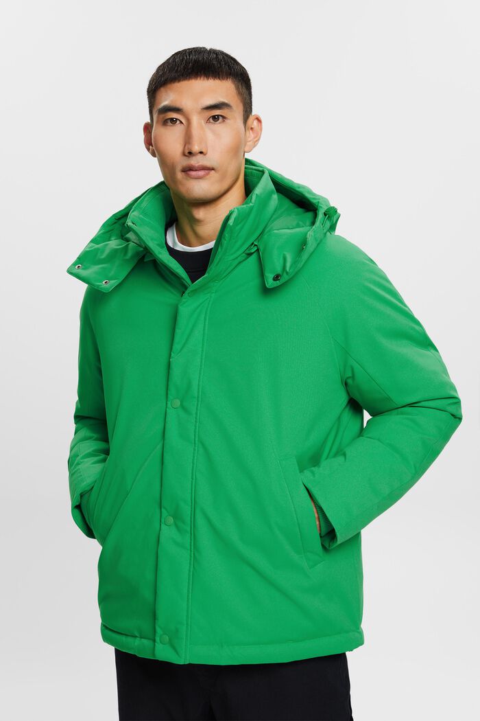 Daunenjacke mit Kapuze