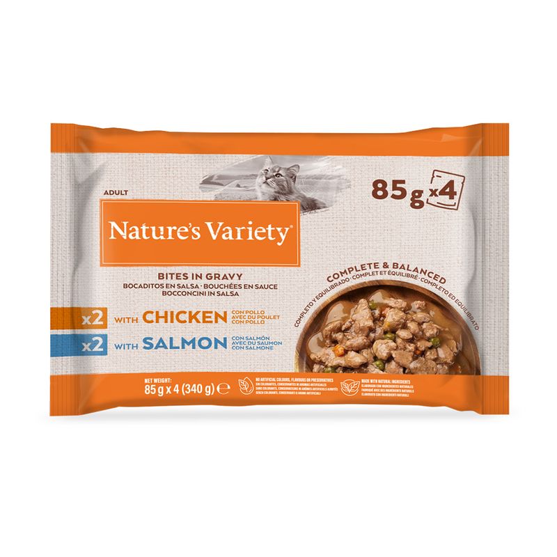 Sparpaket Nature's Variety Bites in Soße Mixpaket 88 x 85 g
