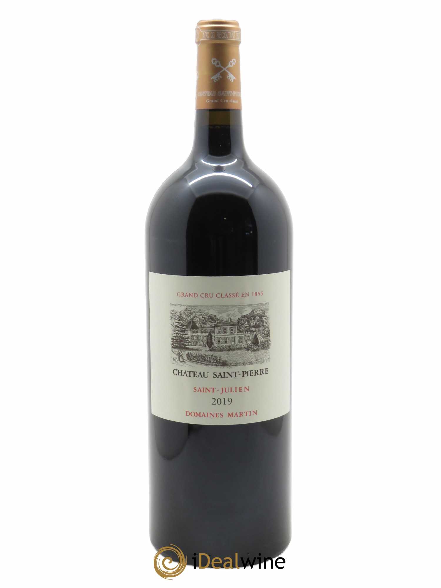 Château Saint-Pierre 4ème Grand Cru Classé (CBO à partir de 6 bts) 2019 - Lot de 1 Magnum